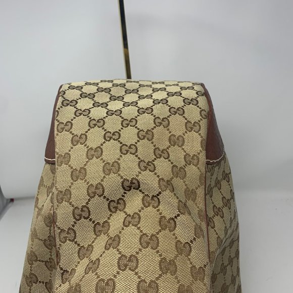 Gucci Charlotte  Brown Leather Hobo Bag - Picture 9 of 13